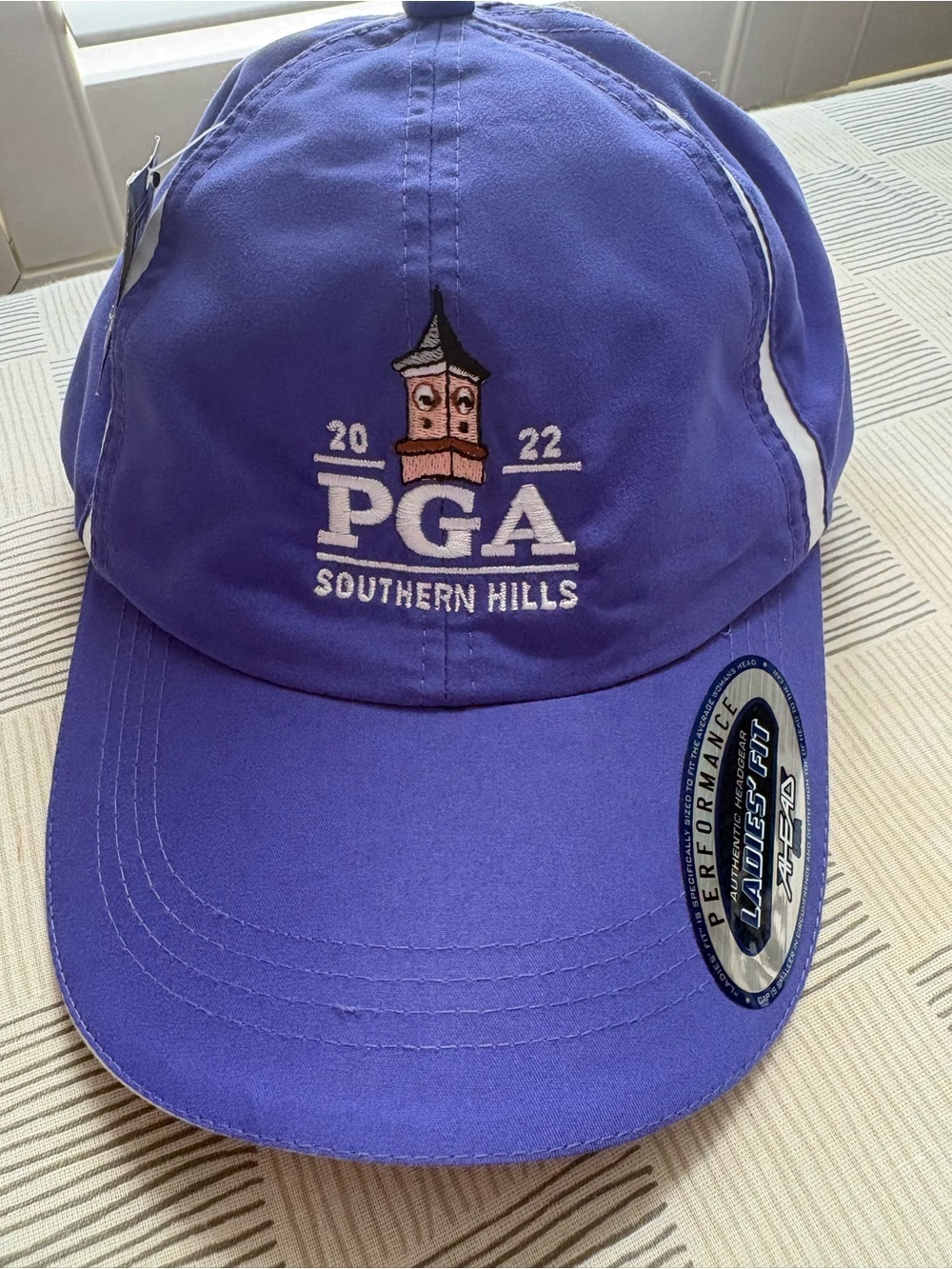 Head Purple PGA Southern Hills Performance Hat- NWT